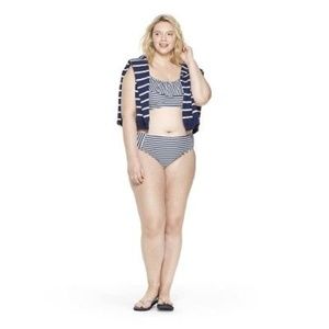 New VINEYARD VINES Striped Bikini Swimsuit Bottoms